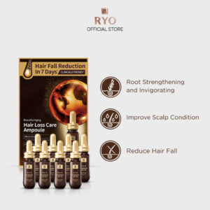 [1+1] Ryo Beautiful Aging Hair Loss Care Ampoule 8 x 20ml - Nourishing, Strengthening, Volumizing - ORDER 1 GIFT 1